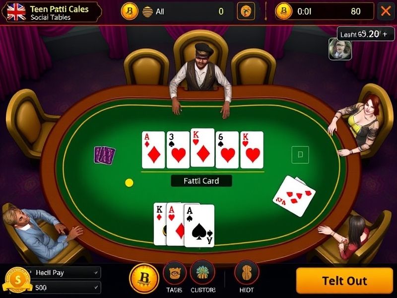 Play Teen Patti with virtual cards and fun modes. No real money—pure entertainment!